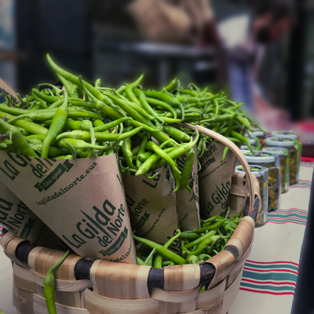 kukurutxo de piparra fresca de venta en ferias