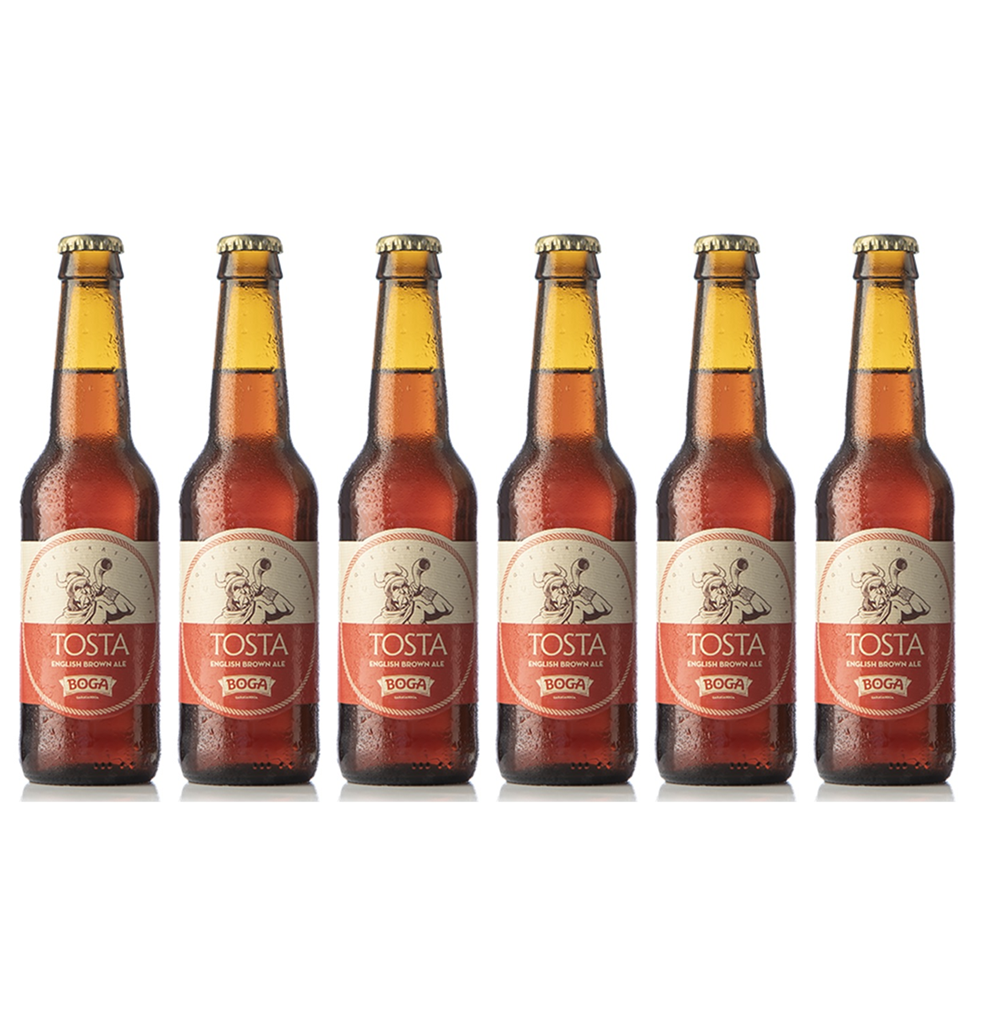 PACK BOGA 6 CERVEZA TOSTA